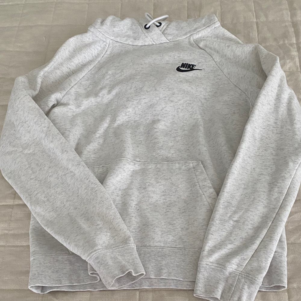 Nike womens Light Gray Hoodie XS